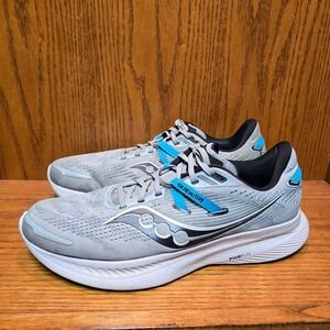 Saucony Guide 16 Mens Running Shoes Light Grey Blue Size 13 PWRRUN